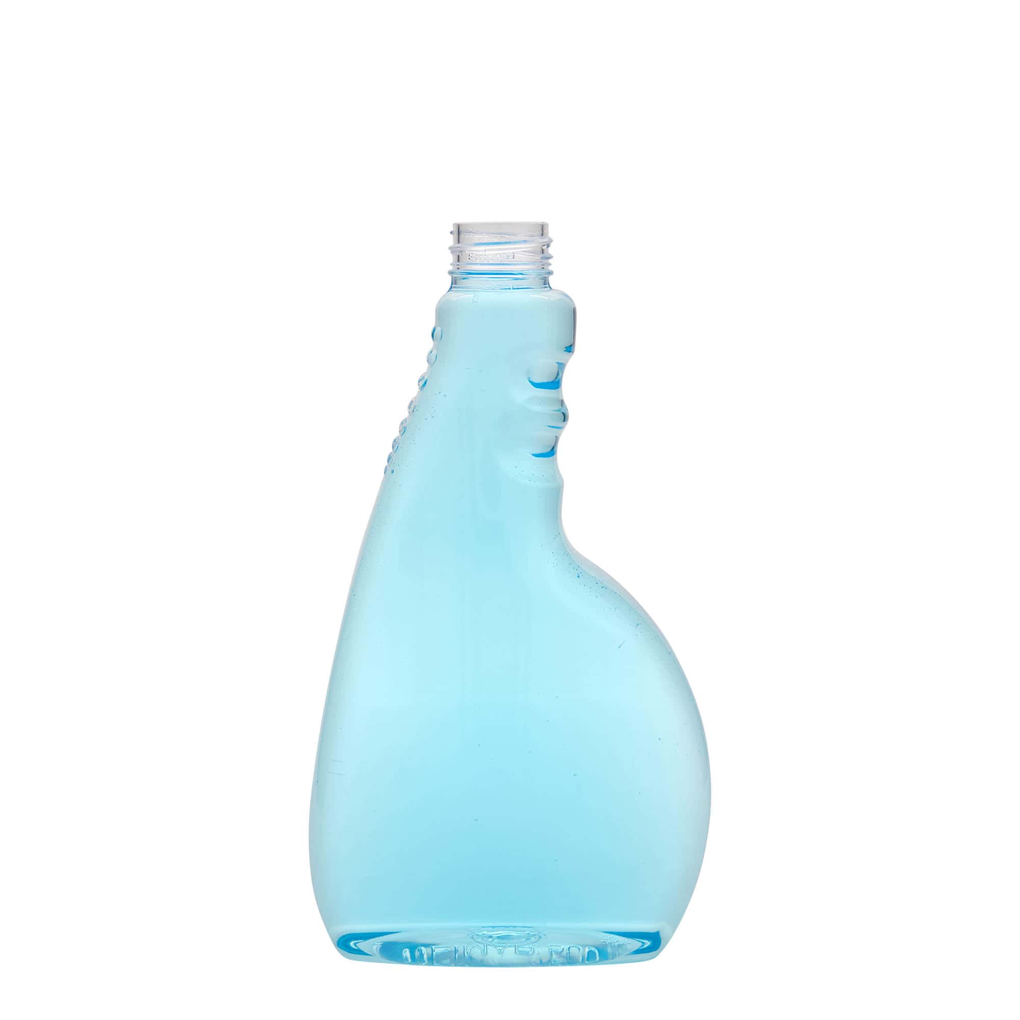 500 ml-es PET-szórópalack 'Piccobello', négyszögletű, műanyag, szájnyílás: csavaros kupak