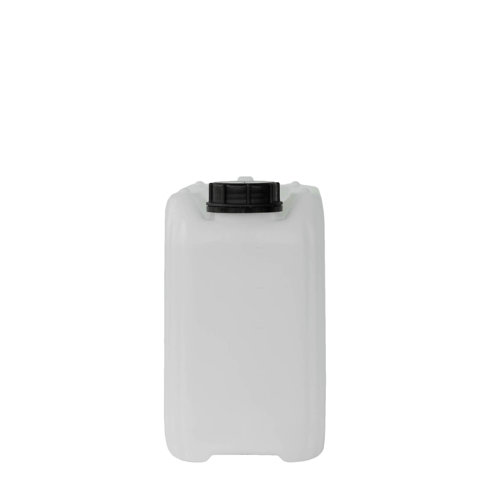 5 l kanna, téglalap alakú, HDPE műanyag, natúr, nyílás: ND 55 5 l kanna, téglalap alakú, HDPE műanyag, natúr, nyílás: ND 55