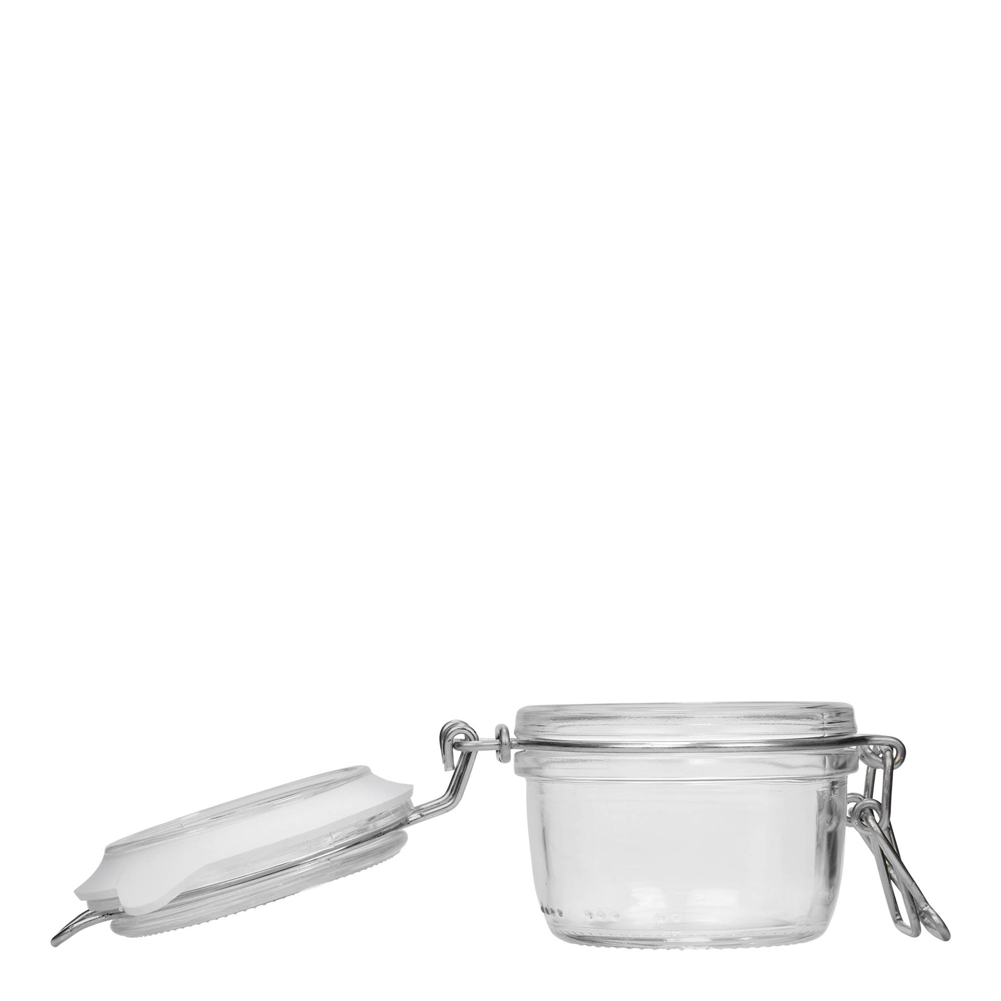 125 ml drótkapcsos üveg 'Fido', nyak: drótkapcsos zár