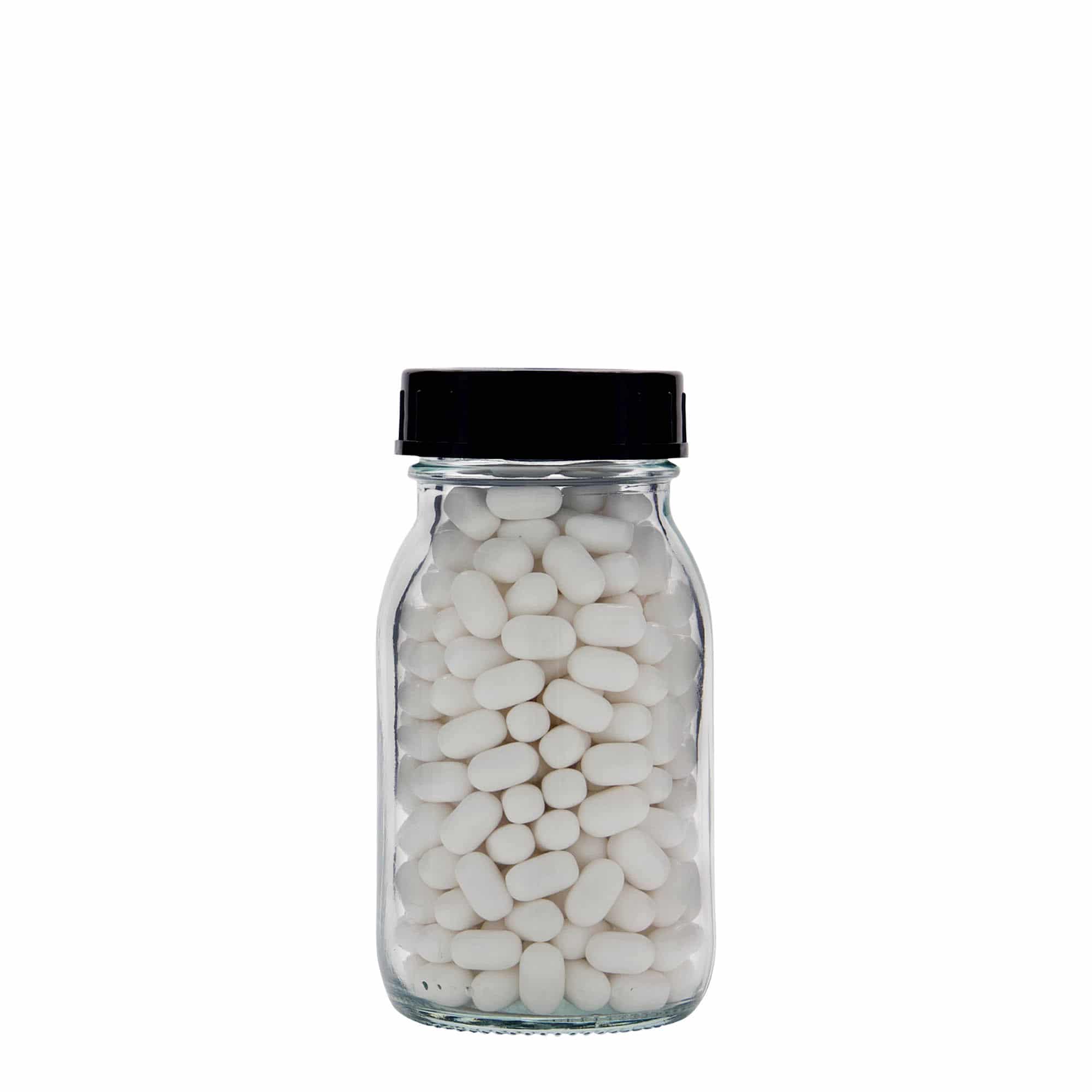 150 ml széles szájú üveg, nyílás: DIN 45
