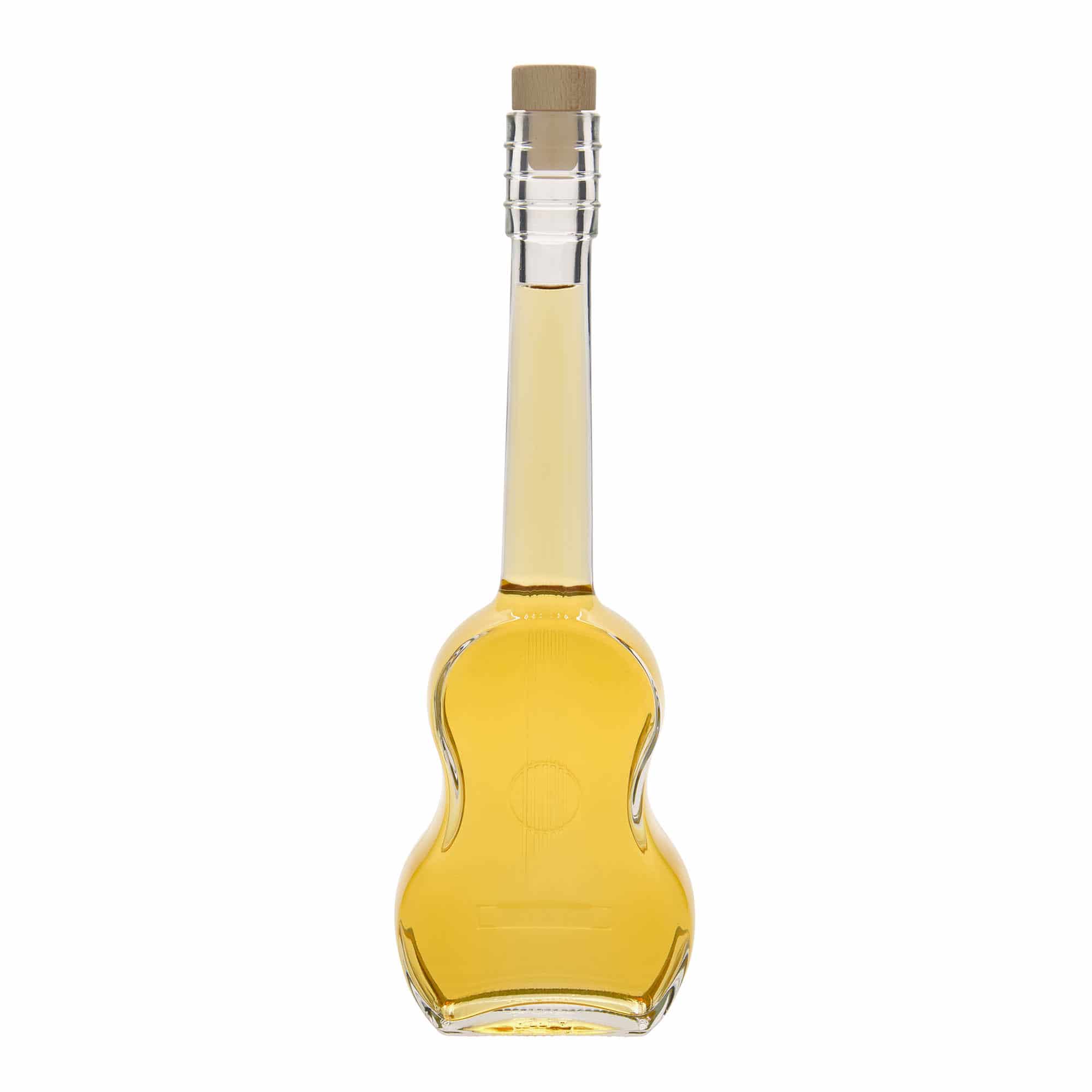 500 ml-es üvegpalack 'Gitarre', szájnyílás: parafadugó
