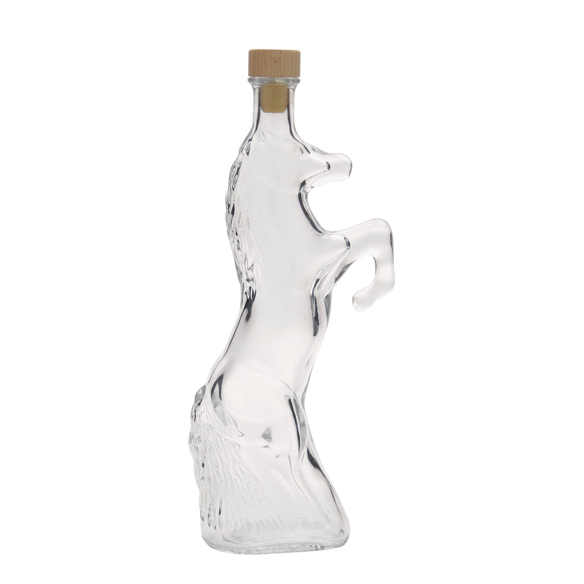 350 ml üvegpalack 'Wild Horse', nyak: parafa
