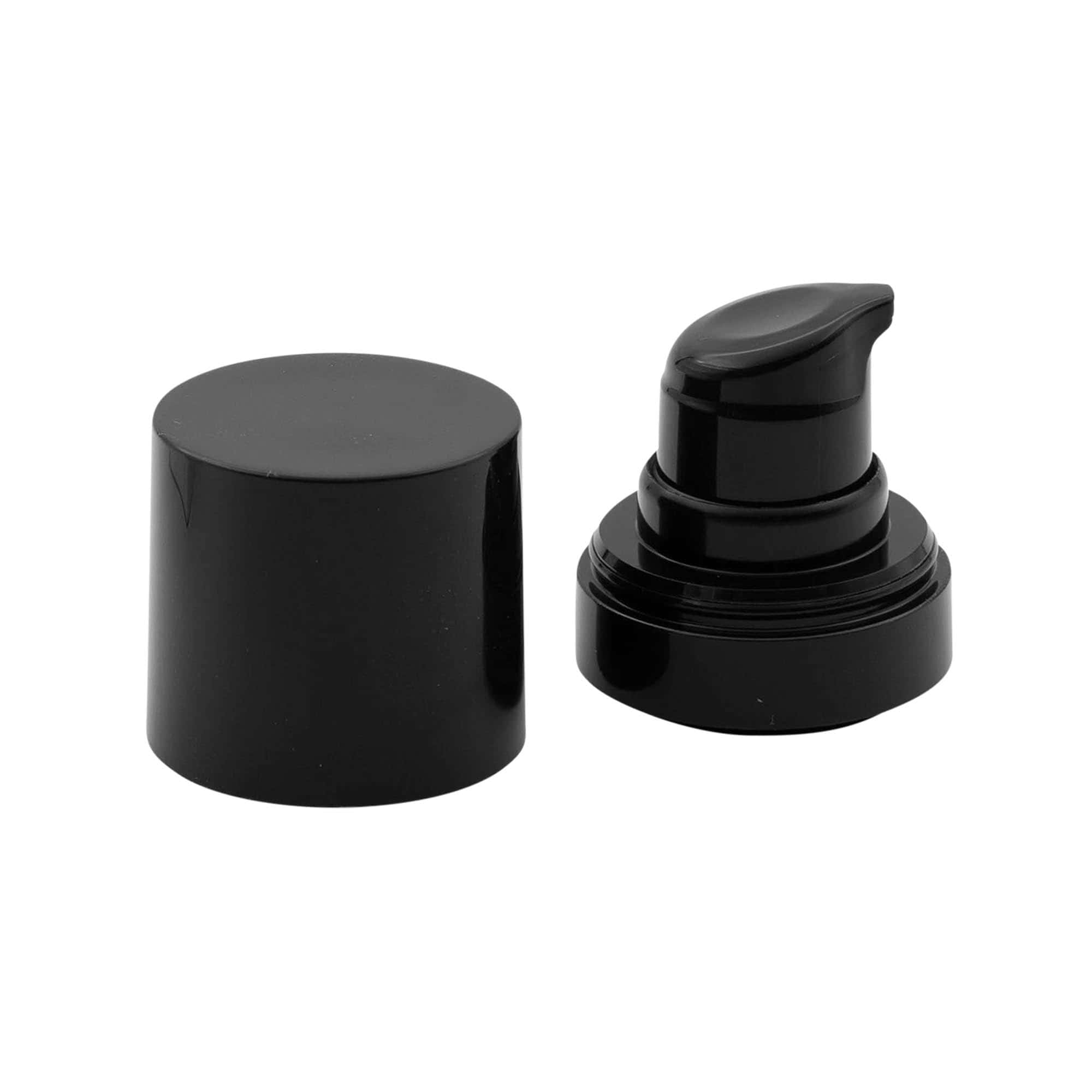 Airless adagoló pumpafejes 'Micro', PP-műanyag, fekete
